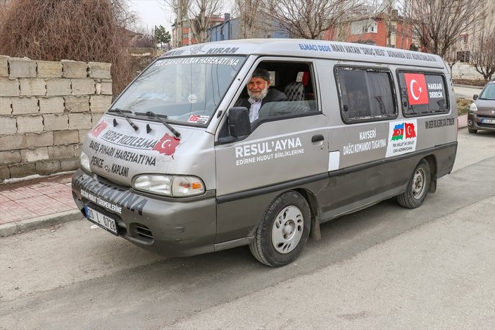 'Elmacı Dede'den Van'daki Mehmetçik'e destek