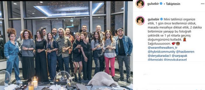 Gülse Birsel, doğum günü partisi verdi