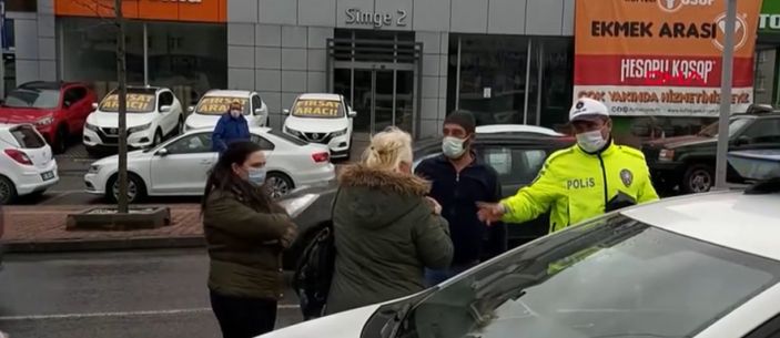 Zonguldak’ta tır otomobile çarptı, sürücü şoka girdi