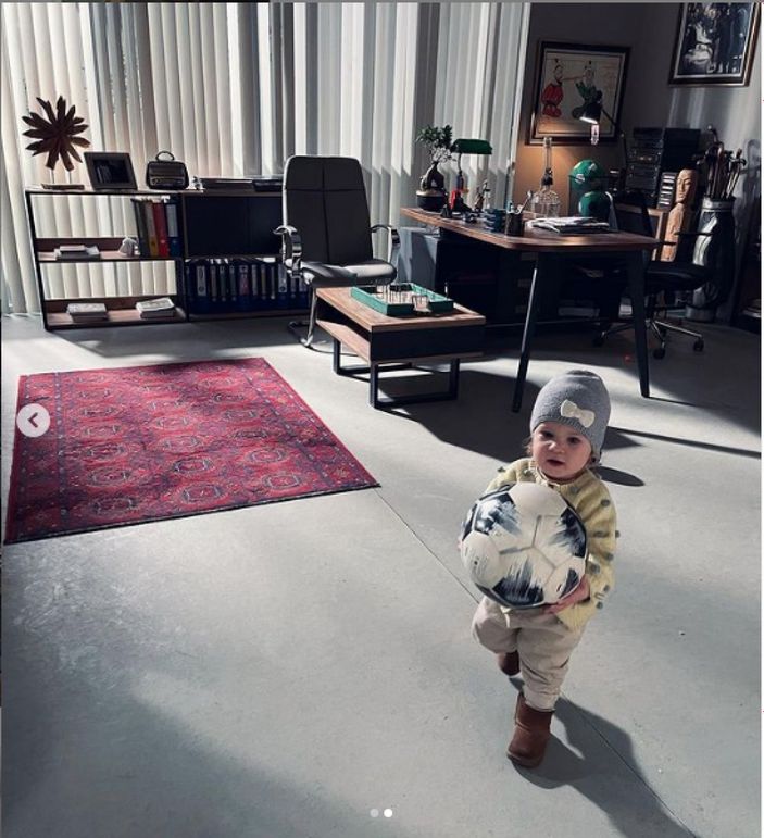 Kaan Yıldırım yeğeniyle poz verdi