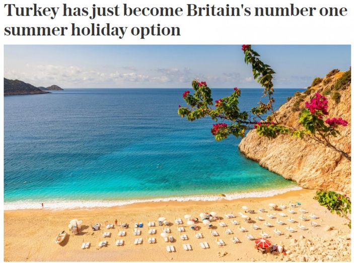 Telegraph'tan, Türkiye'de tatil yapmak ister misiniz anketi