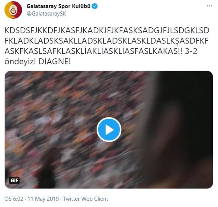 Rizespor'dan Galatasaray'a maç sonu göndermesi