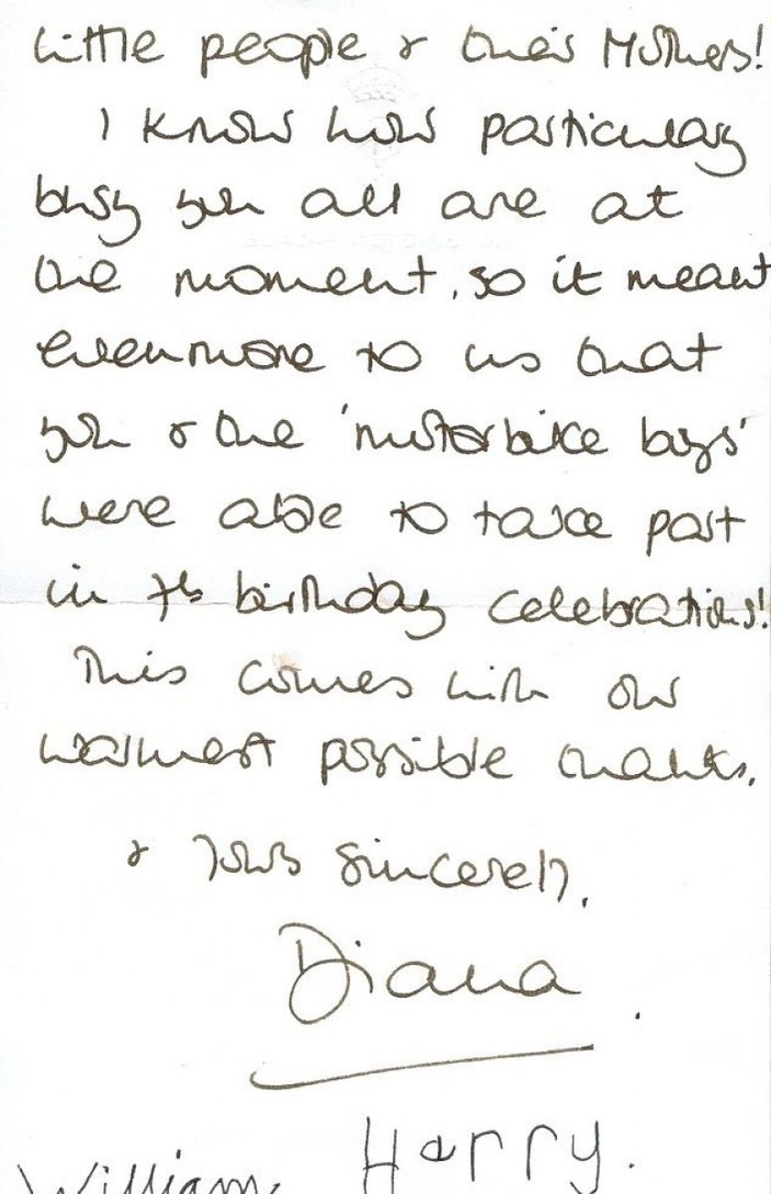 Prenses Diana’nın mektupları satıldı