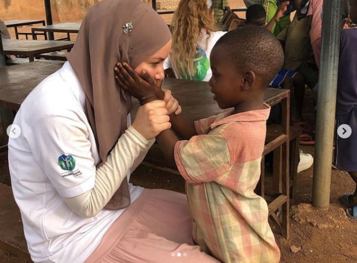 Gamze Özçelik'i duygulandıran ziyaret