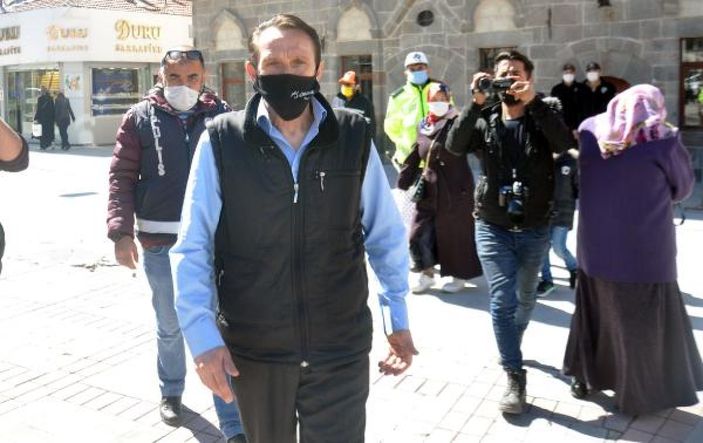 Karaman'da HES koduyla caddeye girmek istedi, temaslı çıktı