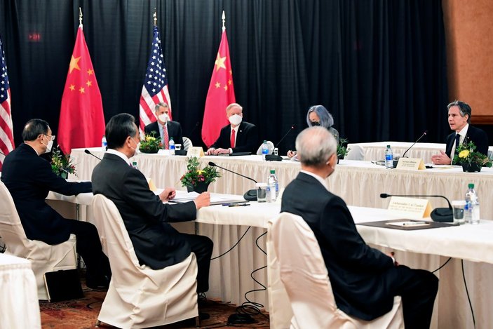 ABD ile Çin heyetleri Alaska toplantısı ile bir araya geldi
