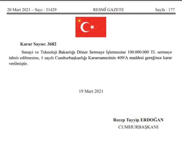 Resmi Gazete'de yayınlandı