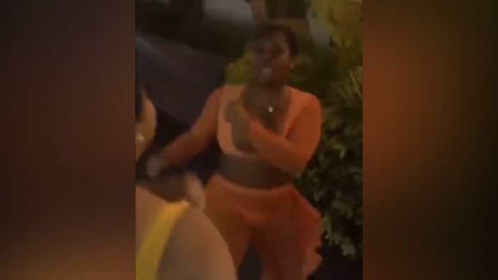 Miami'de kadınların sokak kavgası