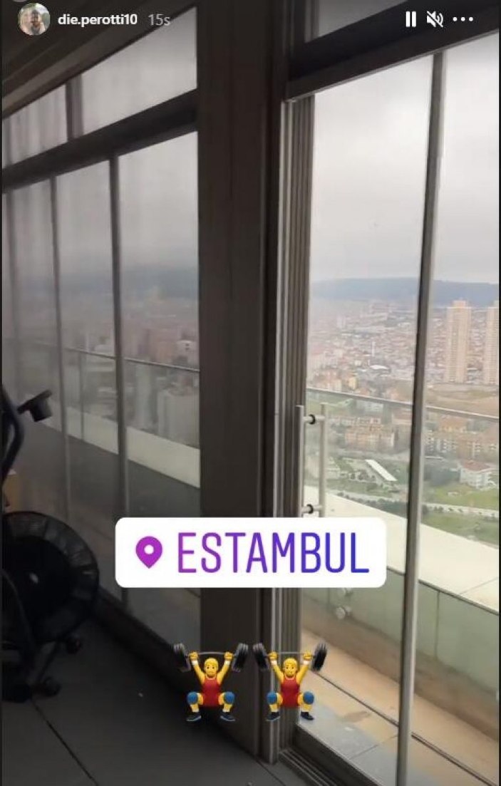 Diego Perotti, İstanbul'a döndü