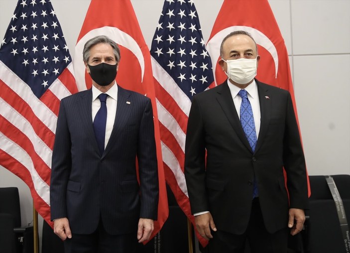 Mevlüt Çavuşoğlu, ABD Dışişleri Bakanı Antony Blinken ile görüştü