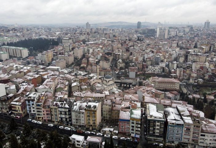 Kar yağışı sonrası İstanbul manzaraları