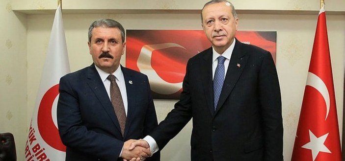 Mustafa Destici’den Cumhurbaşkanı Erdoğan’a tebrik telefonu