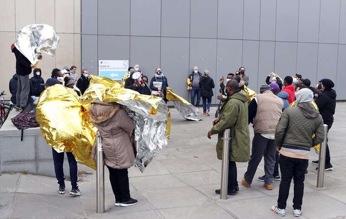 Brüksel'de göçmenler, oturum taleplerine olumlu yanıt istiyor