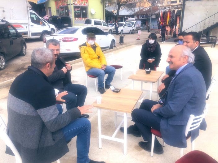 Saadet Partisi heyetinden Fatih Mehmet Maçoğlu'na ziyaret