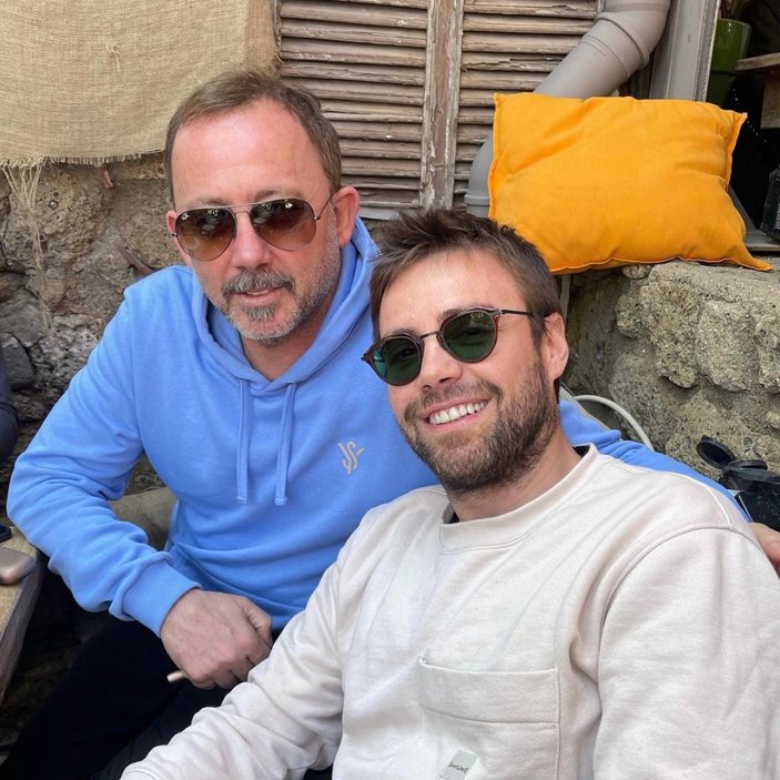 Sergen Yalçın ile Murat Dalkılıç tatilde
