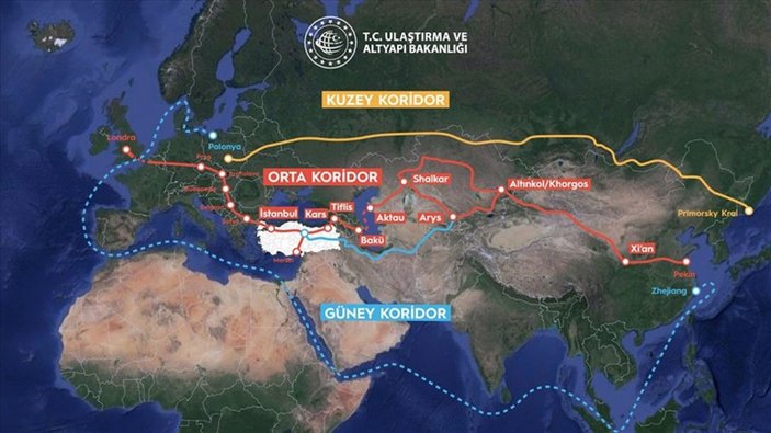 Türkiye Orta Koridor'da kilit ülke haline geldi