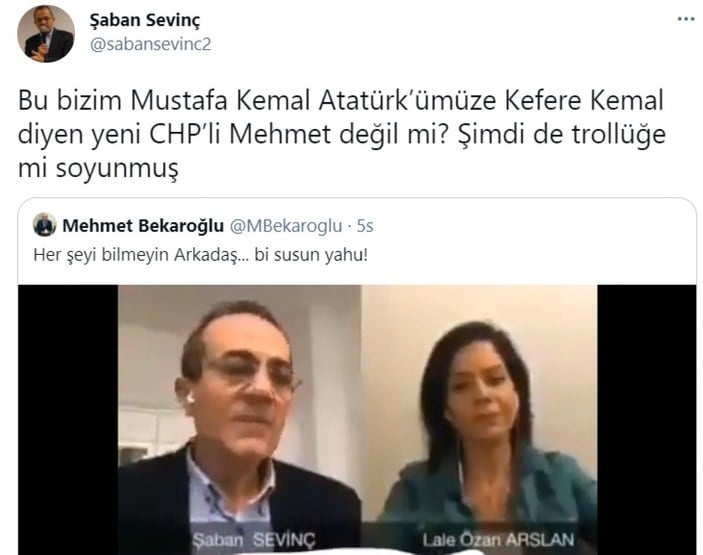 Şaban Sevinç ile Mehmet Bekaroğlu arasında Ramazan kavgası