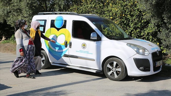 Mersin'de koronavirüse karşı 'Anne Taksi' hizmeti