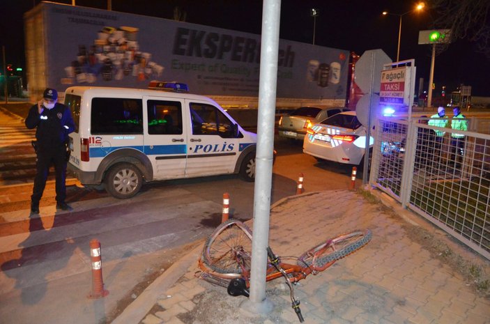Aksaray'da kamyonun çarptığı bisikletli çocuk öldü