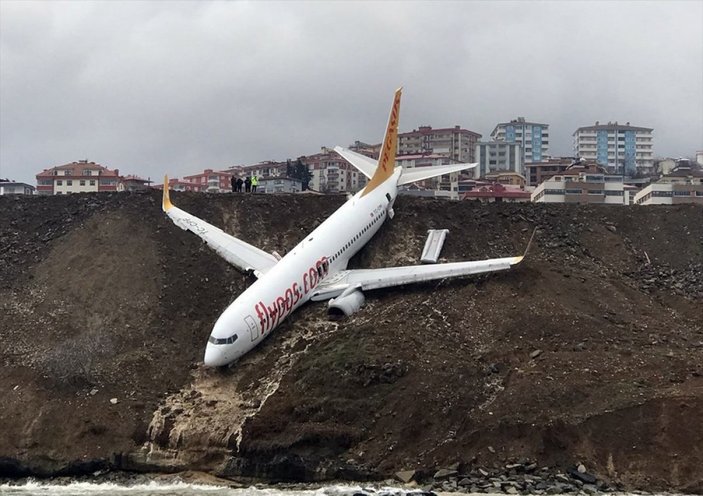 Trabzon'da pistten çıkan uçak pide salonu olacak