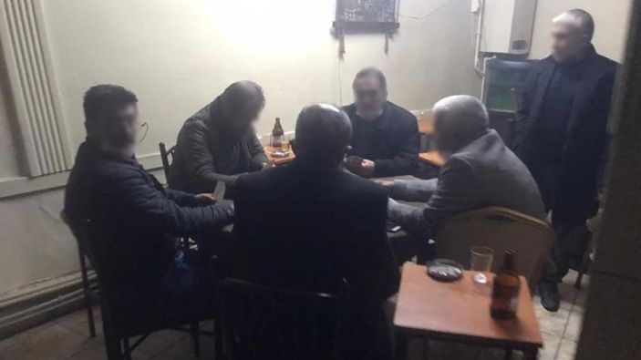 Kırıkkale'de kumarcılara 68 bin 850 lira ceza