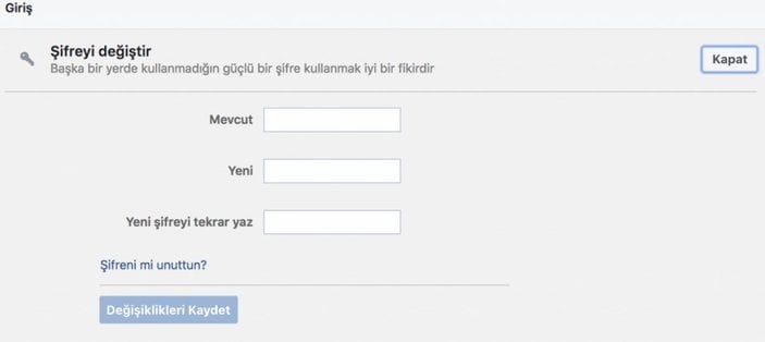 Facebook şifresi nasıl değiştirilir? Facebook şifre sıfırlama ve yenileme işlemleri