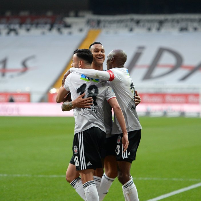 Beşiktaş, Alanyaspor'u 3 golle mağlup etti