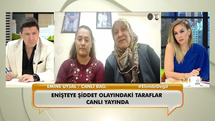 Antalya'da eniştelerini döven ailenin canlı yayın tartışması