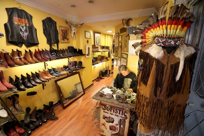 İstanbul'da yapılan kovboy çizmeleri, Hollywood'da kullanılıyor