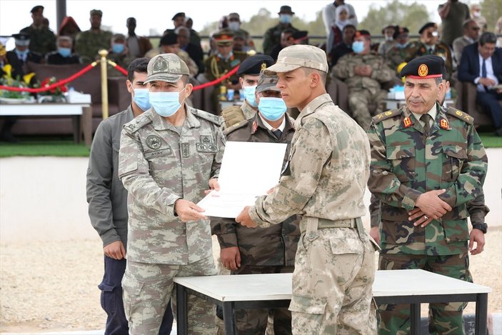 Libya’da TSK’nın eğittiği askerler mezun oldu