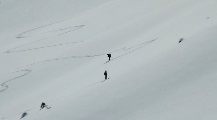 Munzur Dağlarında kayak keyfi