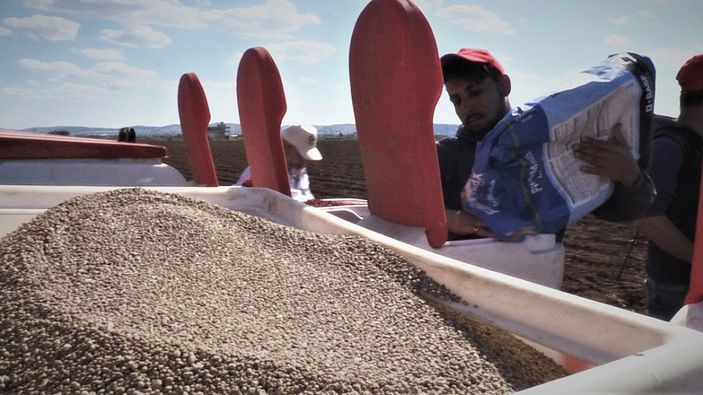 aa Şanlıurfa'da pamuk ekimi başladı