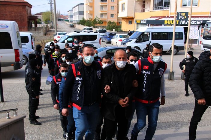 Sivas’ta suç örgütüne operasyon: 7 gözaltı