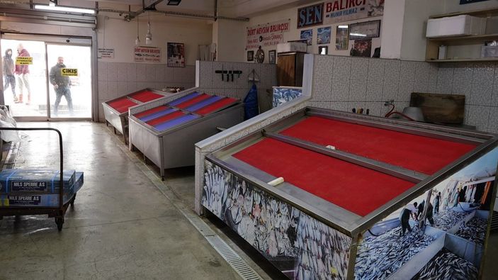 Kültür balıkları tezgahlarda