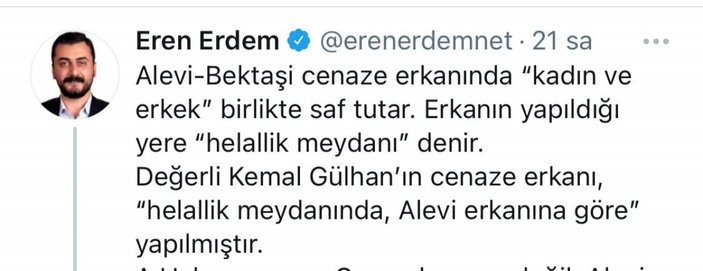 Eren Erdem'den Canan Kaftancıoğlu açıklaması: Alevilikte vardır