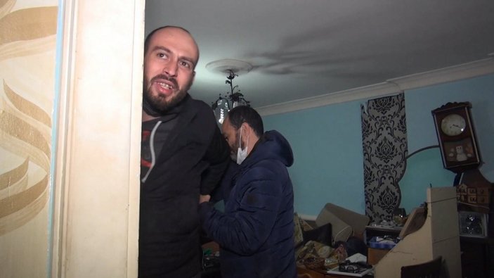 Bursa'da hırsız bodrum kattaki evde mahsur kaldı