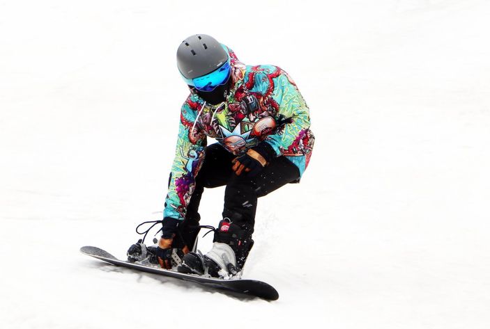 Palandöken'de kayak keyfi