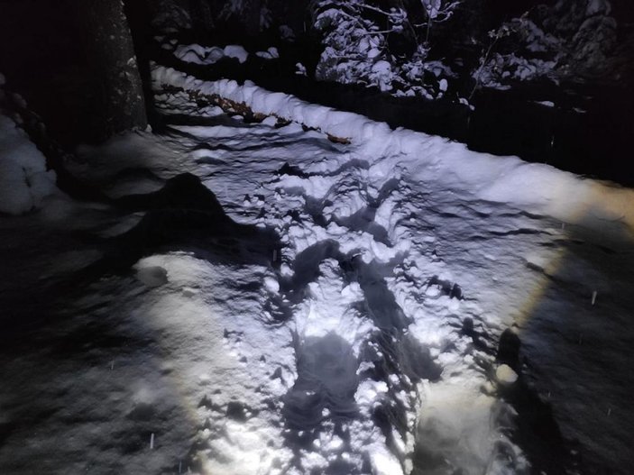 Kastamonu'da karda yürüyüp izini belli eden 4 hırsız yakalandı