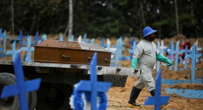 Brezilya'da korona kaynaklı yüksek can kayıpları sürüyor