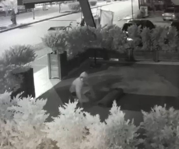 i Mersin'de halı hırsızı kameraya yakalandı