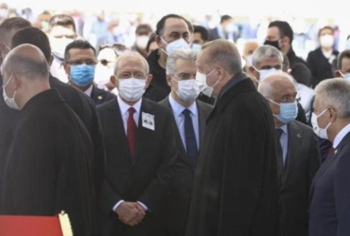 Cumhurbaşkanı Erdoğan, Kılıçdaroğlu'na selam vermedi