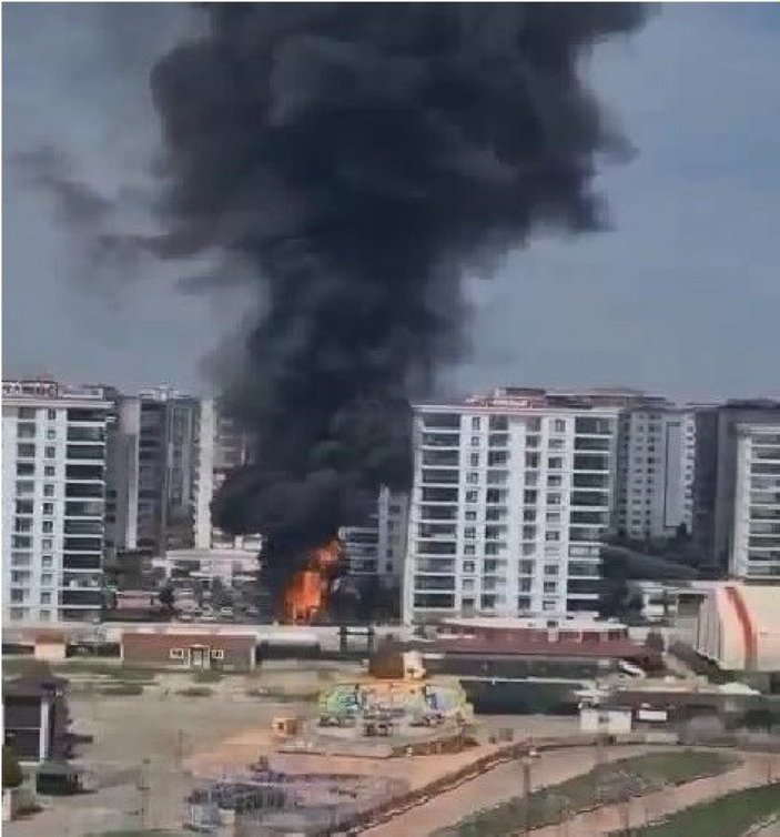 Diyarbakır'da korkutan çocuk parkı yangını