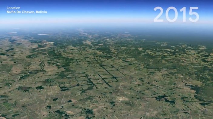 Google Earth’den yeni özellik: Dünya’nın 37 yıllık değişimi gösteriliyor