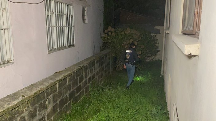 Düzce'de cezadan kaçarken bahçeye saklandı: Eve gidiyordum