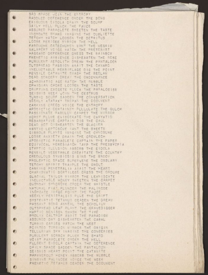 J.M. Coetzee'nin bilgisayar kodlamarıyla yazdığı şiir