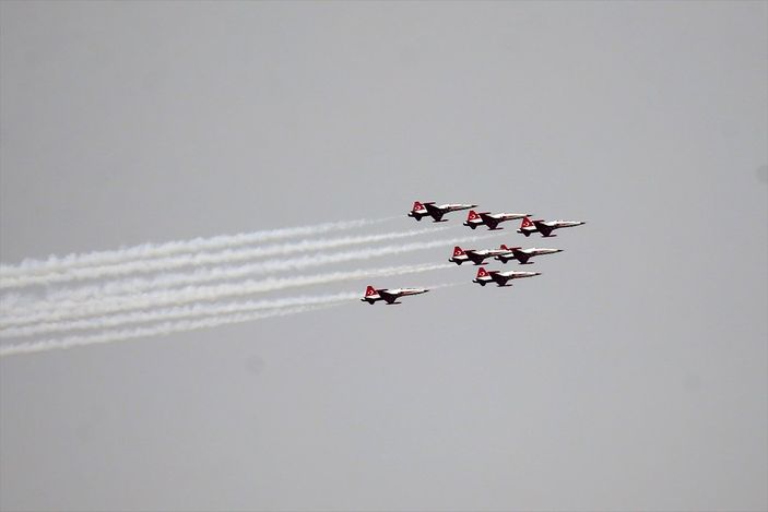 Türk Yıldızları, Hatay semalarında uçtu