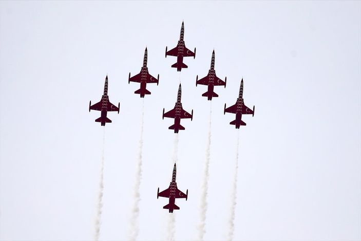 Türk Yıldızları, Hatay semalarında uçtu