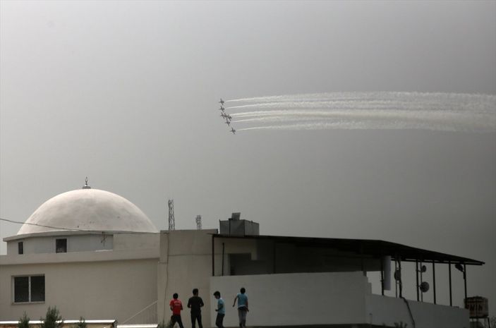 Türk Yıldızları, Hatay semalarında uçtu