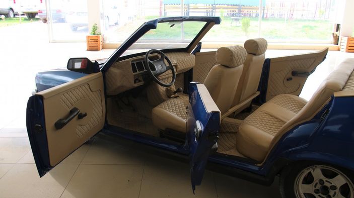 Elazığ'da hurda otomobil, lüks otomobile döndü