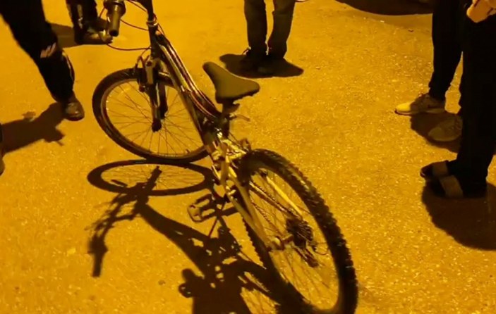 Bursa’da çaldığı bisiklet ile olay yerine gelen kız çocuğu yakalandı